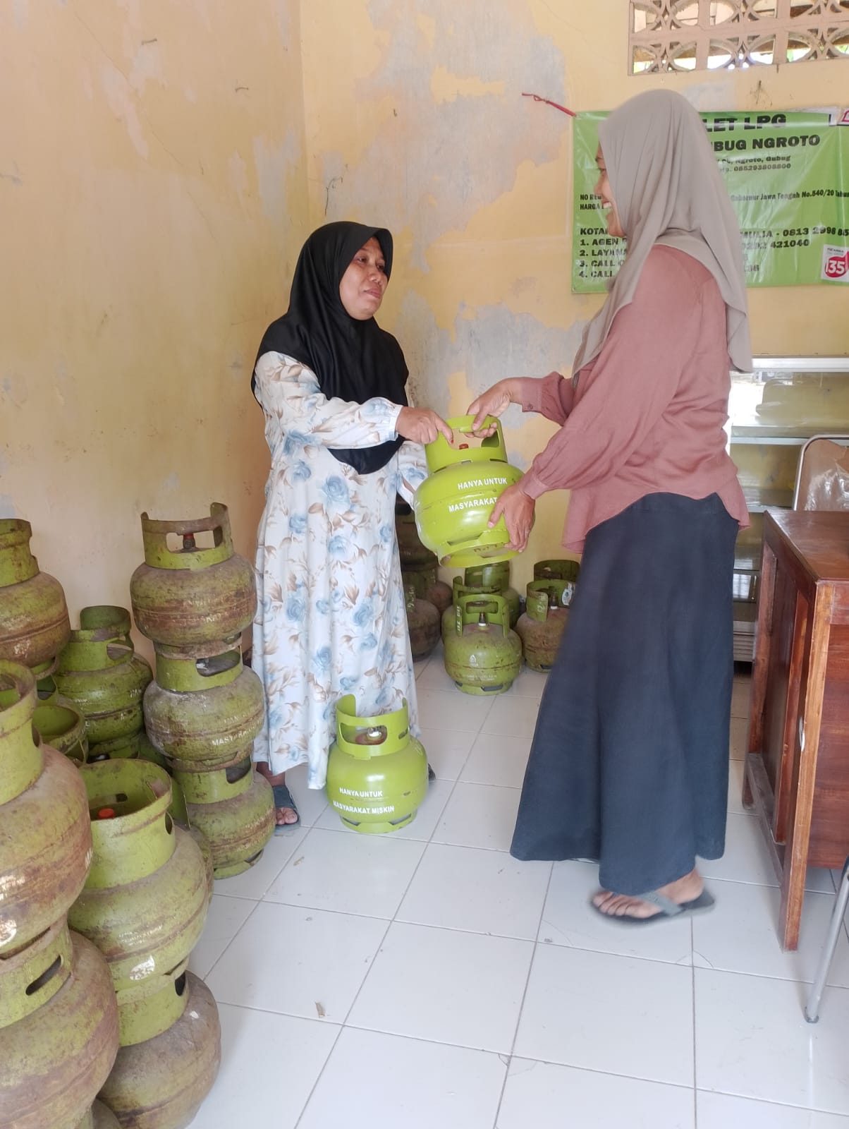 Penyaluran LPG 3 kg sesuai HET